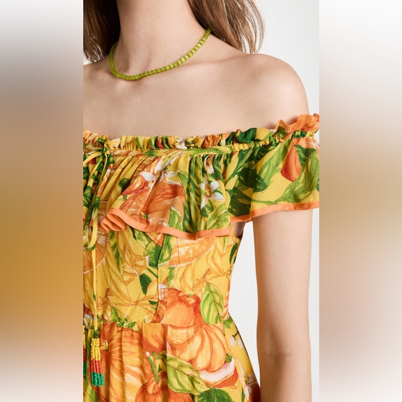 FARM Rio Tangerines Midi Dress - Picture 5 of 9